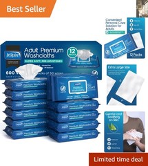 Disposable 8″x12″ Adult Wash Cloths – 600 Count for Cleanliness and Freshness