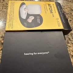 Audien Atom One Rechargeable OTC Hearing Aids Rechargeable With Case