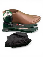 kinterra hydraulic ankle prosthetic foot. Right. Size 27. Category 5. Brown shel