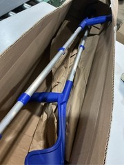 PEPE Mobility – Forearm Crutches for Adults (x2 Units, Open 2 unités, Blue