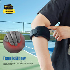 Elbow Brace 2 Pack Men Women Golfers Tennis Pain Relief for Tendonitis Adjustabl