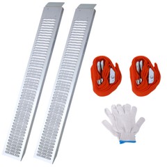 2Pcs 74″ L Loading Ramps 960lbs for Trucks Steel Motorcycle Dirt Bike ATV Quad