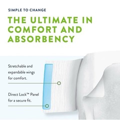 Prevail Per-Fit 360 Daily Briefs Max Plus Absorbency Size 2, 18 Ct White