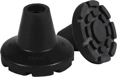 Crutch Tips 7/8 Inch x2 Units, All Terrain Non-Slip Cane Tips, Heavy Duty Rub…