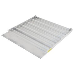 Aluminum Threshold Ramp for Wheelchairs 3-5/16″~5-7/8″ Rise Doorways Door Ramps