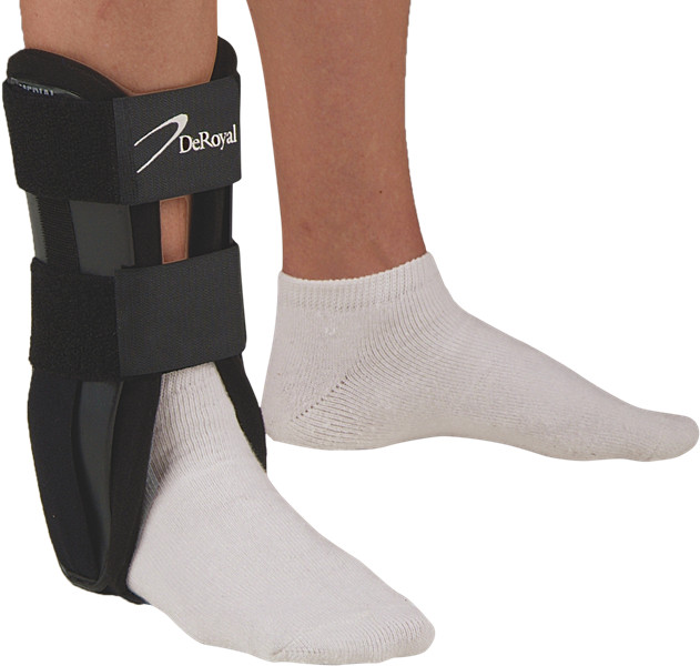 *1-Pack* DeRoyal Foam Ankle Brace Stirrup Style 10″ High Standard AB2340-06