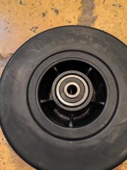 6×2 Set Of 2 Caster Wheels Tires for Quantum Q6 Edge Black