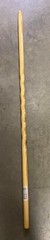 Trail Blazer by Brazos 48″ Twisted Wood Walking Stick, Made in the USA, Tan