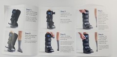 United Ortho Air Stabilizer Short Walking Boot Size Small For Left Or Right Foot