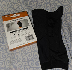 Copper Knee Sleeve Size Large Flex Aid 2 Supports For Left Or Right Knee