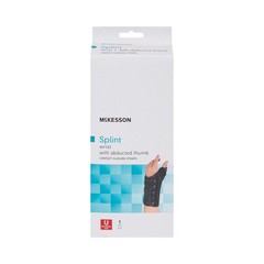 McKesson Single-Pull Lace Closure / Hook and Loop Strap Closure Wrist Brace