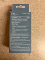 Nufabrx Medicine Infused Leg Compression Sleeve Pain Relief Support Size L Black