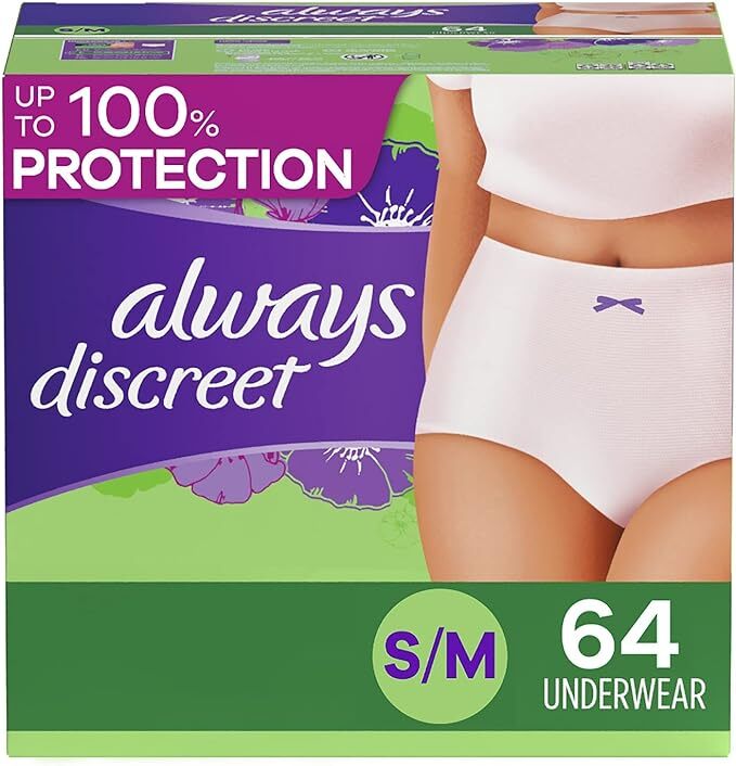 Always Discreet Adult Incontinence & Postpartum Underwear For Women
