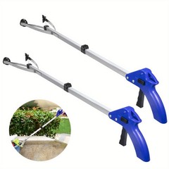 2Packs Garbage Picking Tool 81cm/32Inch Long Hand Picker Aluminum NEW