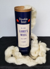 Vintage 1/2 lb 100% Lamb’s Wool Padding In Heavy Double Seal Tube Scholl Mfg Co