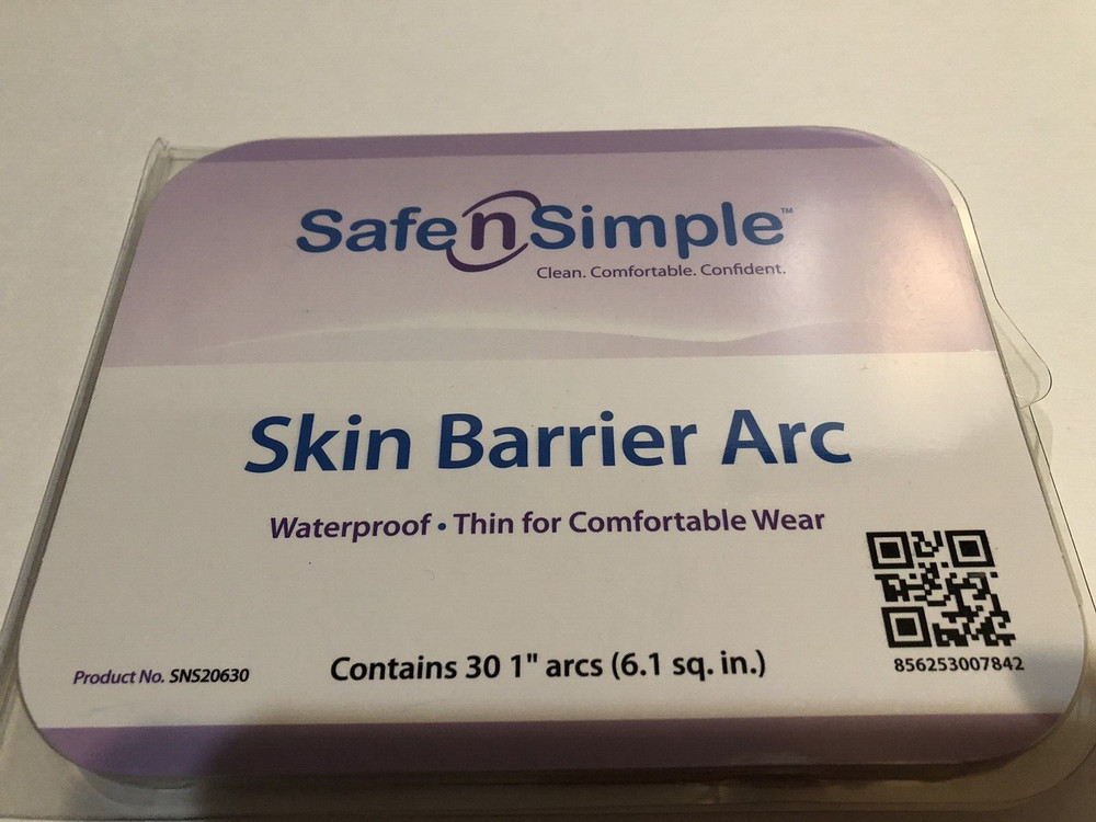 Safe-n-Simple Skin Barrier Arc ~ 1″ (30ct) ~ Waterproof ~ SNS20630
