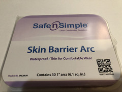 Safe-n-Simple Skin Barrier Arc ~ 1″ (30ct) ~ Waterproof ~ SNS20630