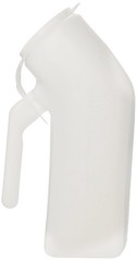 Grafco Male Urinal with Lid 32 Oz/1000 ml Capacity Medical Urine Bottle for Men