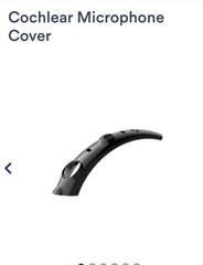 Cochlear™ Microphone Cover Black Nucleus 8 – SEALED NEW