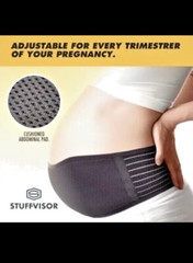 NEW Maternity Support Band. Back, Lumbar Abdominal Relief. Color Blk. NEW