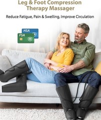 Fit King Leg Massager for Circulation Pain Relief, Air Compression Pain Relief