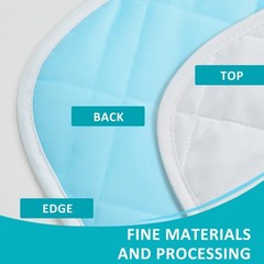 Queen Size Bed Pads (60″x80″) with Straps (1 Pack), Washable and Waterproof ,…
