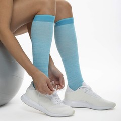 Women’s Knee High Compression Socks – Easy-On/Easy-Off, Copper Infused, Energy B