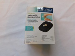 NuvoMed Inside-the-Ear Rechargeable Hearing Amplifier with Case 1 UNIT I device