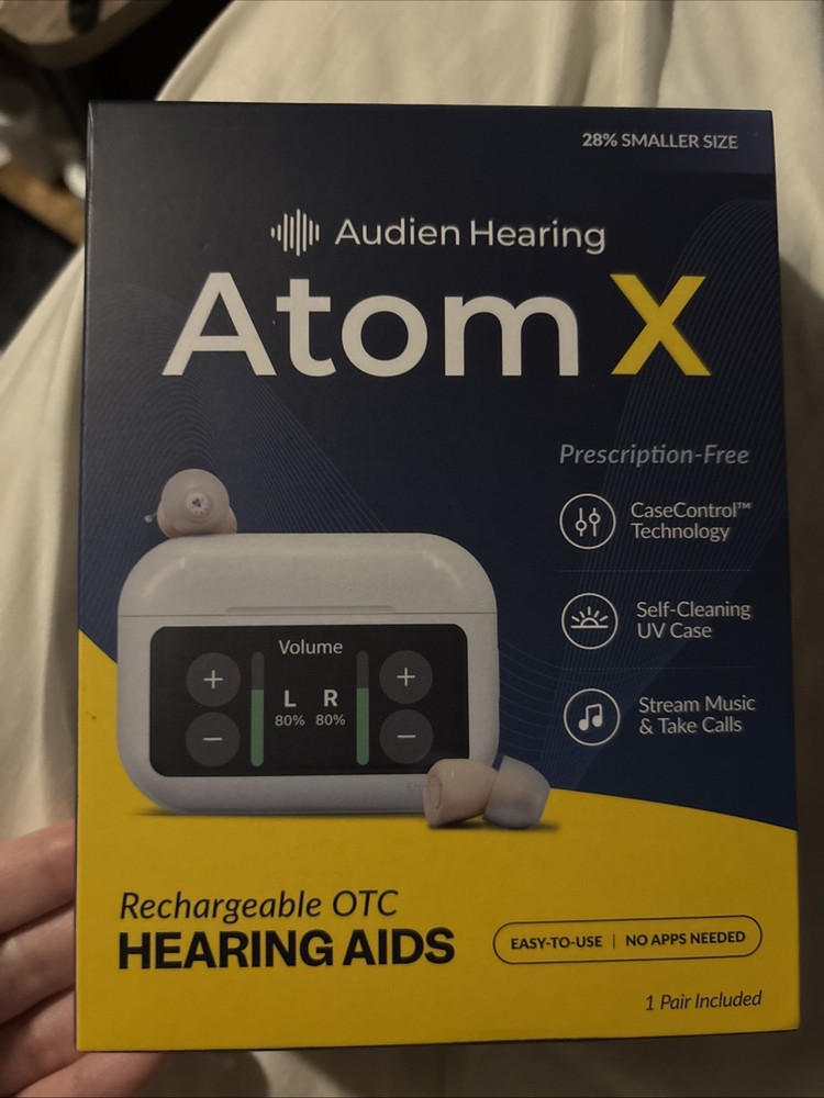 ATOM X Audience hearing aids (389$Retail!)