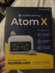 ATOM X Audience hearing aids (389$Retail!)