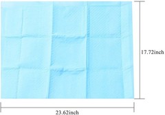 Disposable Underpads 17“ x 24“ (50 -Count) Incontinence Pads, Bed Covers, P…