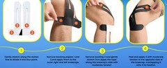 Kinesiology Tape for Knees – 10 PCS Knee Tape for Knee Support | Waterproof,