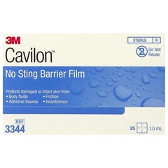 3M MCK33442100 – Barrier Film Cavilon 1.0 Ml Wipe, Sterile, Alcohol Free, No