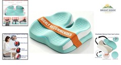 Ergonomic Rectangular Seat Cushion for Tailbone Pain Relief and Comfort
