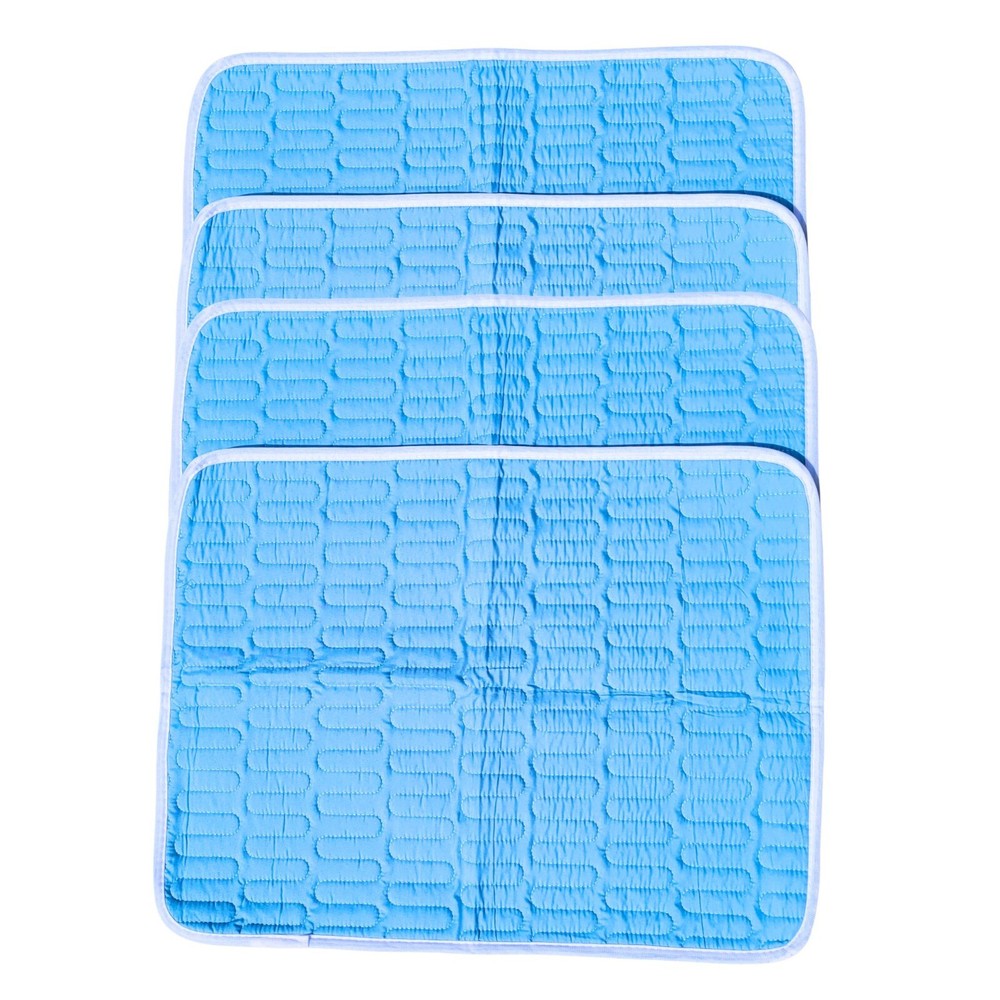 4pcs 24″x18″ waterproof quilted chair pads Non slip seat pads reusable Underpads