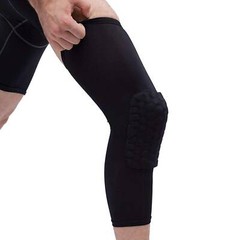 Men Youth Pad Honeycomb Leg Support Knee Sleeve Braces Sports Support Basketball