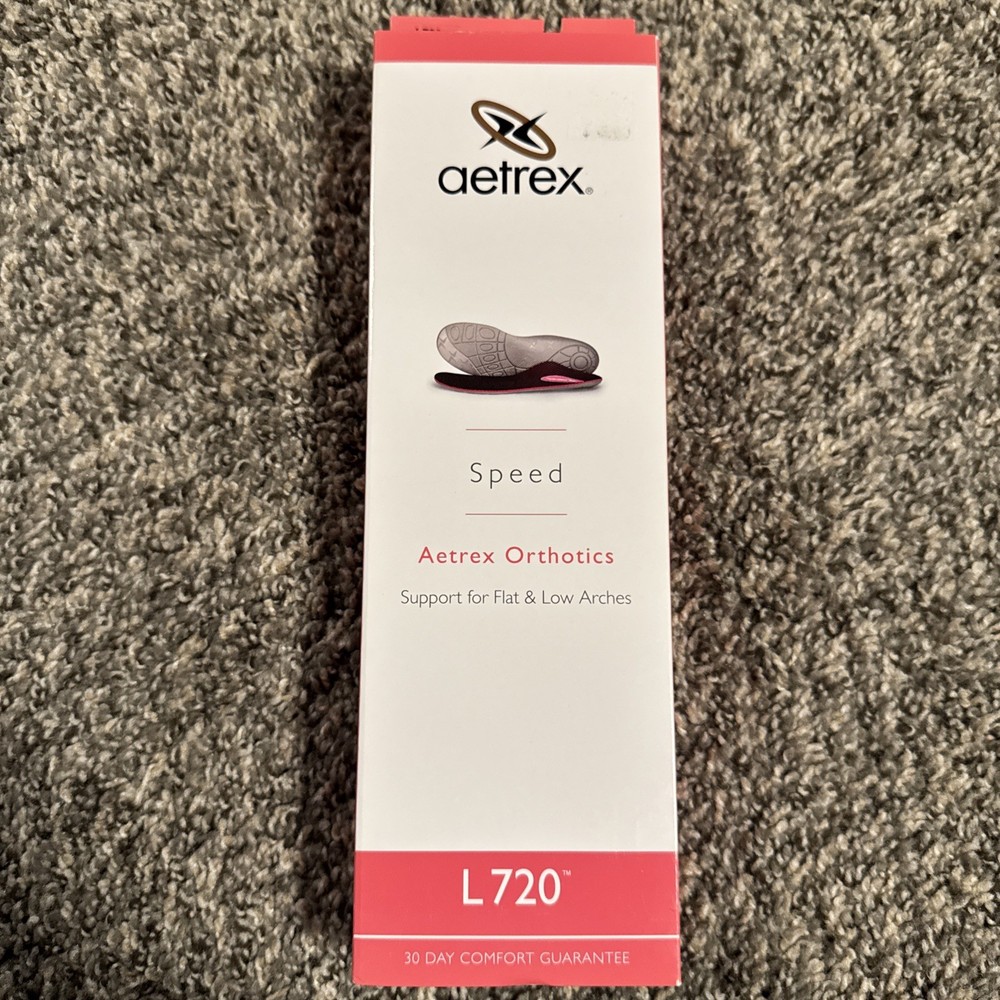 NEW Aetrex Women’s L720 Speed Orthotics Support For Flat And Low Arches Size 11
