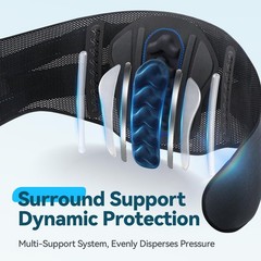 AGPTEK Back Brace for Lower Pain Relief, Breathable Air Mesh Large