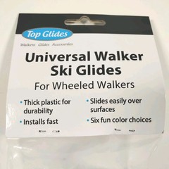 Purple Walker Ski Glides Universal 1 Pair Fits 7/8 – 1″ Shaft Brand New Sealed