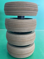 Set of 4 Caster Wheels for Pride Jazzy 614 / 614 HD Power Wheelchair #L058