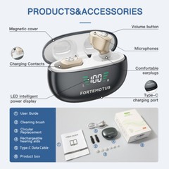 Hearing Aids Invisible 16-Channel Digital Rechargeable for Severe Hearing Loss