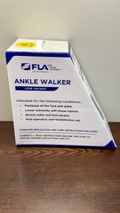 FLA Orthopedics Ankle Walker Low Height XL Right/Left Adjustable Boot 75708-15