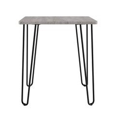 Modern End Table Hairpin Legs – Industrial-Style Woodgrain Finish And Steel