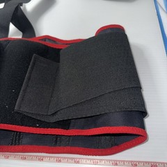 Industrial Belt Back Brace Size XL Adjustable Black And Red Made In USA