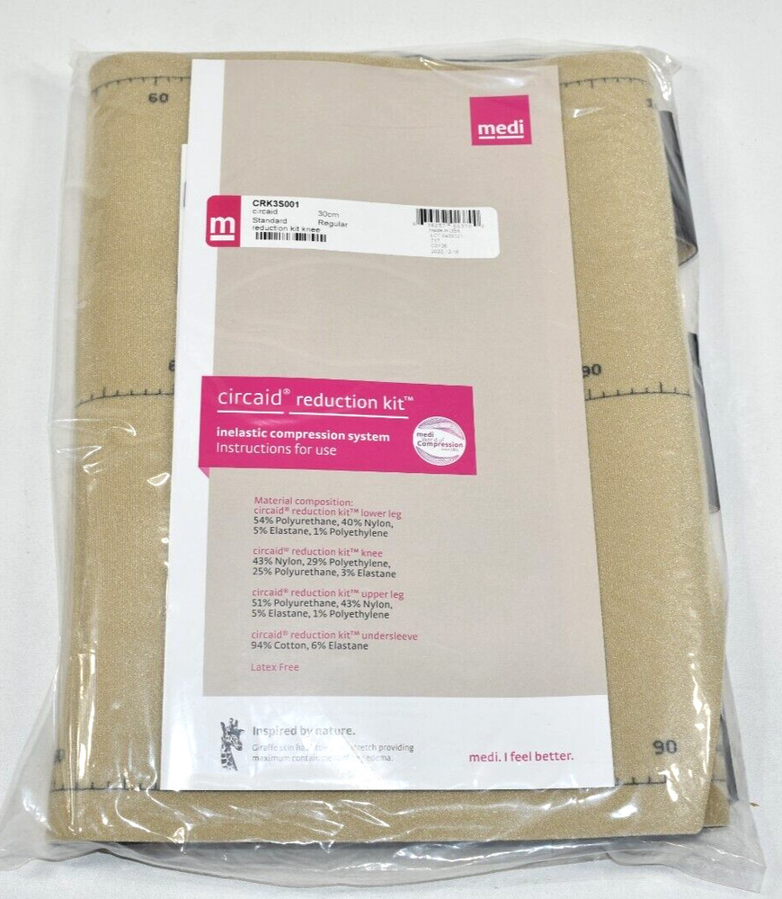 CircAid Inelastic Compression System 30 cm Standard Reduction Knee Kit CRK3S001