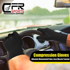 Copper Infused Arthritis Gloves Compression Support Hands Pain Relief Women Men