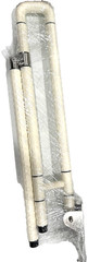 29.5in Flip Up Grab Bar Bathroom Toilet Safety Rail Handicap Support White