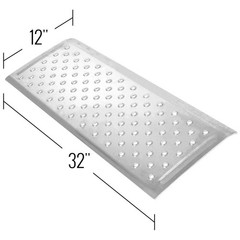12″ L x 32″ W – Silver Spring Aluminum EZ-Traction Threshold Ramps