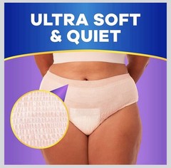 Always Discreet Essentials Adult Diapers Bladder Leak Protection Size L, 56 Ct