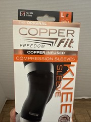 New Copper Fit The Original Compression Sleeves 1 Knee Sleeve (L) UNISEX